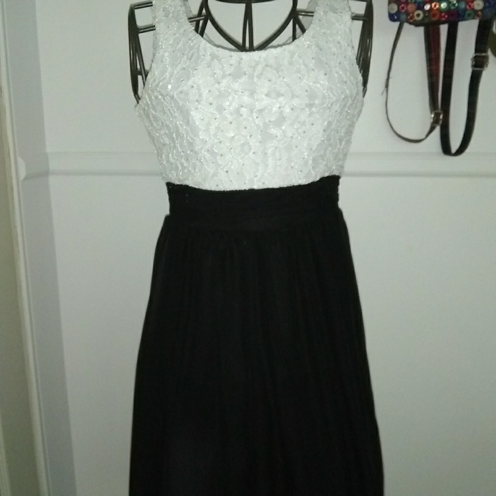 Black and White Dress
